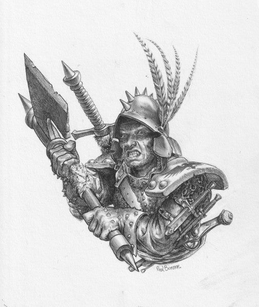 Warrior with Pike